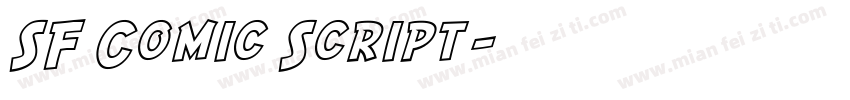 SF Comic Script字体转换